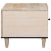 vidaXL Table basse Beige 80 x 50 x 40 cm Bois d'acacia massif