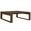 vidaXL Table basse Ch&ecirc;ne marron 100x100x35 cm Bois d'ing&eacute;nierie