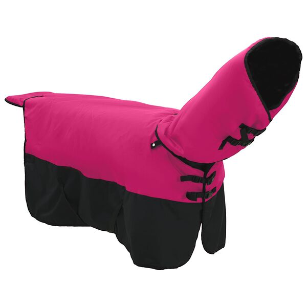 vidaXL Couverture &Eacute;quine Rose et Noir 165 cm Polyester