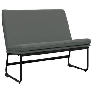 vidaXL Banc Gris fonc&eacute; 100x75x76 cm Tissu