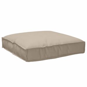 vidaXL Coussin Tissu Oxford Taupe 80 x 80 x 12 cm