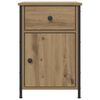 vidaXL Cabinet de chevet 2 pcs Ch&ecirc;ne artisanal 40 x 42 x 60 cm