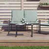 vidaXL Table de jardin anthracite 55x40x37 cm acier