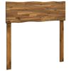 vidaXL T&ecirc;te de lit en bois brut ROSTOCK Naturel 90 cm