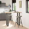 vidaXL Pieds de table de bar en U 2 pi&egrave;ces Anthracite 40 x (110-111) cm Acier