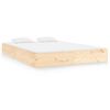 vidaXL Cadre de lit sans matelas bois massif 200x200 cm