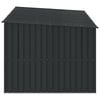 vidaXL Abri de v&eacute;lo 3 pcs Anthracite 215 x 206 x 157 cm M&eacute;tal