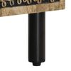 vidaXL Meuble TV 105x33x46 cm Bois massif de manguier