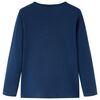 T-shirt enfants &agrave; manches longues bleu marine 116