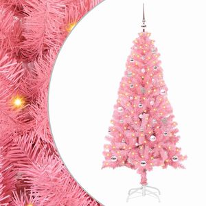 vidaXL Sapin de No&euml;l Rose 150 cm PVC