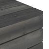 vidaXL Salon palette de jardin 2 pcs avec coussins Bois de pin massif