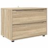 vidaXL Armoire de rangement Ch&ecirc;ne Sonoma 80 x 48 x 57 cm