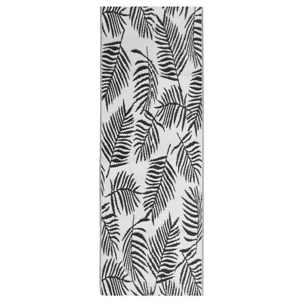 vidaXL Tapis d'ext&eacute;rieur ARAKIL Noir 80x250 cm PP