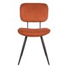 LABEL51 Chaises &agrave; manger lot de 2 Vic 49x60x87 cm rouille