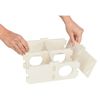 TRIXIE Maison pour rongeurs &agrave; 4 pi&egrave;ces 25x10x25 cm Bois