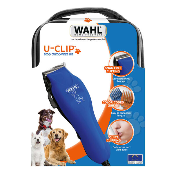 Wahl Tondeuse pour animaux de compagnie 11 pcs U-Clip Bleu
