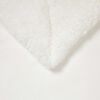vidaXL Jet&eacute; Blanc 150 x 200 cm Toison
