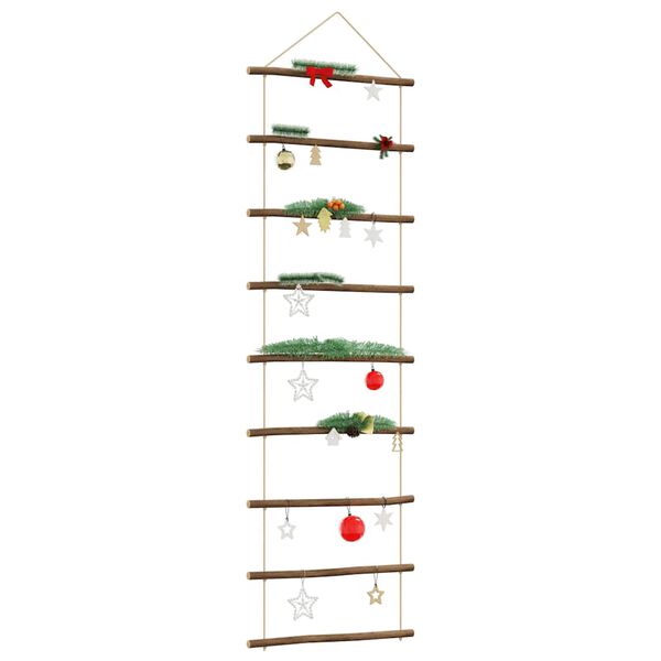 vidaXL D&eacute;coration murale en forme d'&eacute;chelle 50x150cm branche naturelle