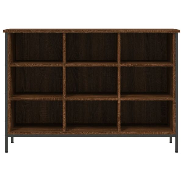 vidaXL Armoire &agrave; chaussures ch&ecirc;ne marron 100x35x70cm bois d'ing&eacute;nierie