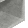 vidaXL Table de chevet avec tiroir gris b&eacute;ton 35x34x66,5 cm