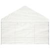 vidaXL Belvédère avec toit blanc 17,84x4,08x3,22 m polyéthylène