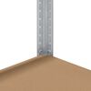 vidaXL &Eacute;tag&egrave;res de rangement &agrave; 5 niveaux 4 pcs acier bois d'ing&eacute;nierie