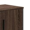 vidaXL Meuble TV chêne marron 180x34x41 cm bois d'ingénierie