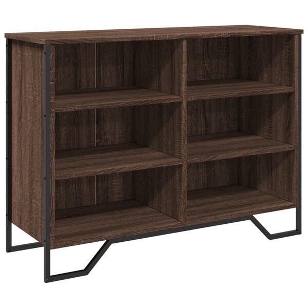 vidaXL Buffet ch&ecirc;ne marron 101x35,5x74,5 cm bois d'ing&eacute;nierie