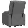 vidaXL Fauteuil de massage Gris Similicuir