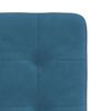 vidaXL Chaises &agrave; manger lot de 6 bleu velours