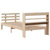 vidaXL Cadre de lit avec t&ecirc;te de lit sans matelas 100x200 cm