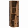 vidaXL Meuble d'angle Bois ancien 27,5x27x102cm Bois d'ing&eacute;nierie