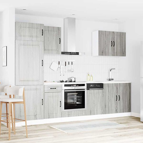 vidaXL Ensemble d'armoires de cuisine 7 pcs Kalmar bois d'ing&eacute;nierie