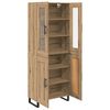 vidaXL Haut Armoire 2 pcs Ch&ecirc;ne artisanal Bois d'ing&eacute;nierie
