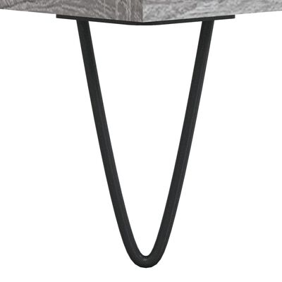 vidaXL Table de chevet sonoma gris 40x40x66 cm bois d'ingénierie