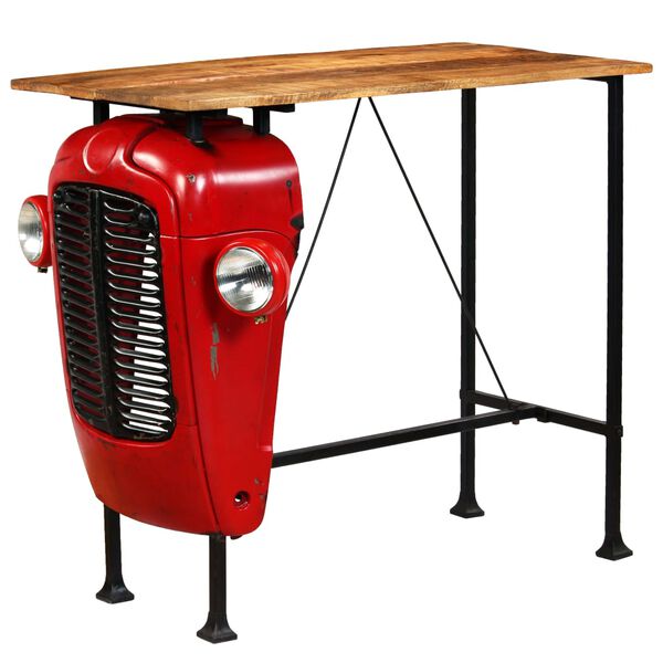 vidaXL Meuble de bar 5 pcs Bois massif de manguier 120x60x107 cm