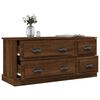 vidaXL Meuble TV ch&ecirc;ne marron 100x35,5x45 cm bois d'ing&eacute;nierie
