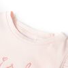 T-shirt enfants avec manches &agrave; volants rose p&acirc;le 140