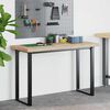 vidaXL Dessus de bureau non trait&eacute; 120x50x4 cm bois d'acacia massif
