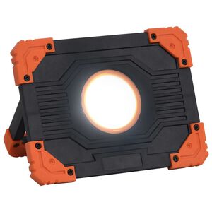 vidaXL Projecteur &agrave; LED portable ABS 10 W Blanc froid