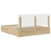 vidaXL Cadre de lit Ch&ecirc;ne Sonoma 180 x 200 cm Bois d'ing&eacute;nierie