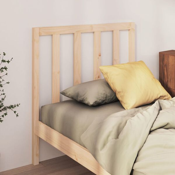 vidaXL T&ecirc;te de lit 81x4x100 cm Bois massif de pin