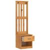 vidaXL Portemanteau SANDNES 45x40x159,5 cm bois massif pin