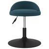 vidaXL Chaises pivotantes &agrave; manger lot de 4 Bleu Velours