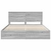 vidaXL Cadre de lit Gris Sonoma 180 x 200 cm Bois Ing&eacute;nierie