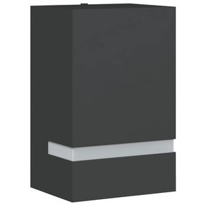 vidaXL Applique murale d'ext&eacute;rieur noir acier inoxydable