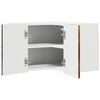 vidaXL Armoire de cuisine Lucca Ch&ecirc;ne fum&eacute; 57 x 57 x 40 cm