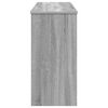 vidaXL Stand de clavier Gris Sonoma 130 x 32 x 64 cm Bois d'ing&eacute;nierie
