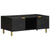 vidaXL Table basse noir 100x54x40 cm bois d'ing&eacute;nierie