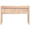 vidaXL Jardini&egrave;res 2 pcs avec pieds bois de pin massif